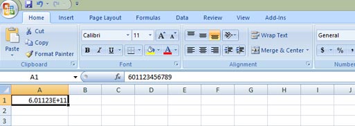 Bulk SMS End User Guide Microsoft Excel Cell Number Format